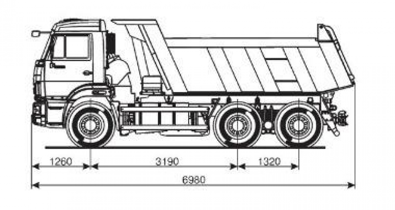 65115-3776058-50 Самосвал КамАЗ