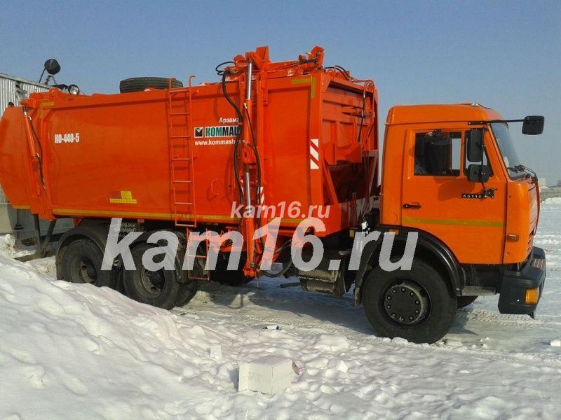 МУСОРОВОЗ КАМАЗ КО-440-5 НА БАЗЕ ШАССИ КАМАЗ 65115